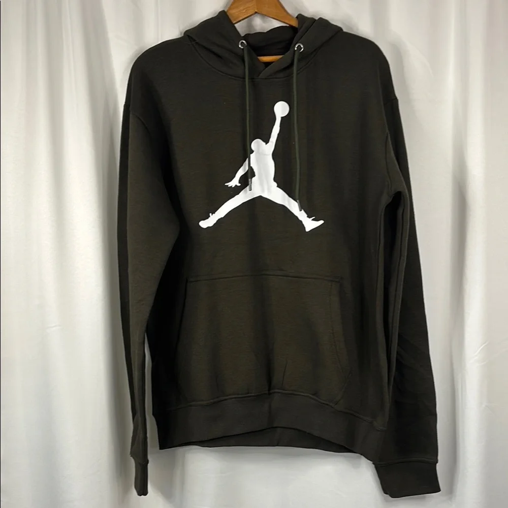 Jordan Olive Green Slam Dunk Hooded Sweatshirt- XL_ NWT